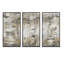 The Modern Gray Forest II - Farmhouse, ensemble d'art mural sur toile encadrée, 3 pièces-72043129-72044134