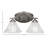 Zilo 2 Light Bath Bar Shown In Graphite Finish With 7" Italian Ice Glass-33705591-33705590