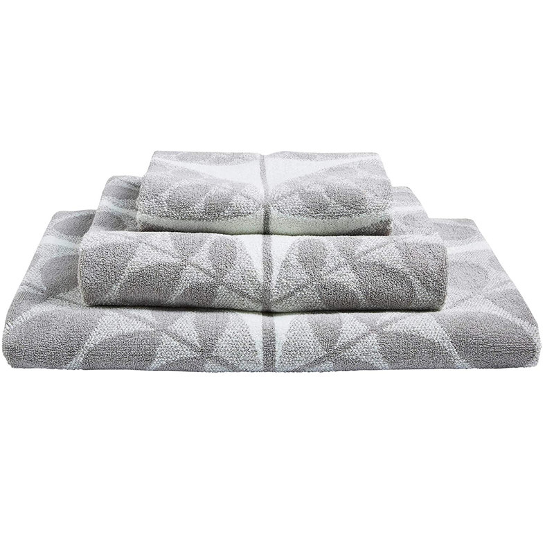 Orla Kiely Botanica Stem 50x90cm Hand Towel, Grey
