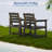 Bensley Patio Dining Chair HDPE Armchair (Set of 2)-70558362