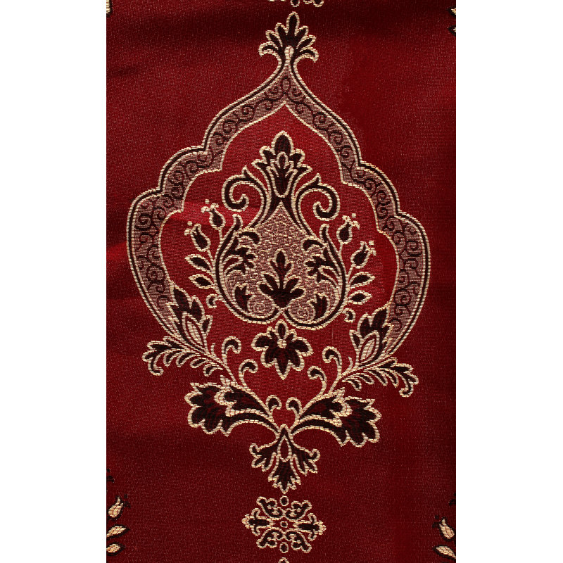 Paire de rideaux obscurcissant 100% polyester ALEXA-2PK, Bourgogne