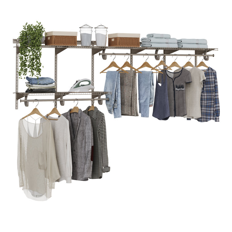 SuperSlide Closet Shelf Kit with Rod