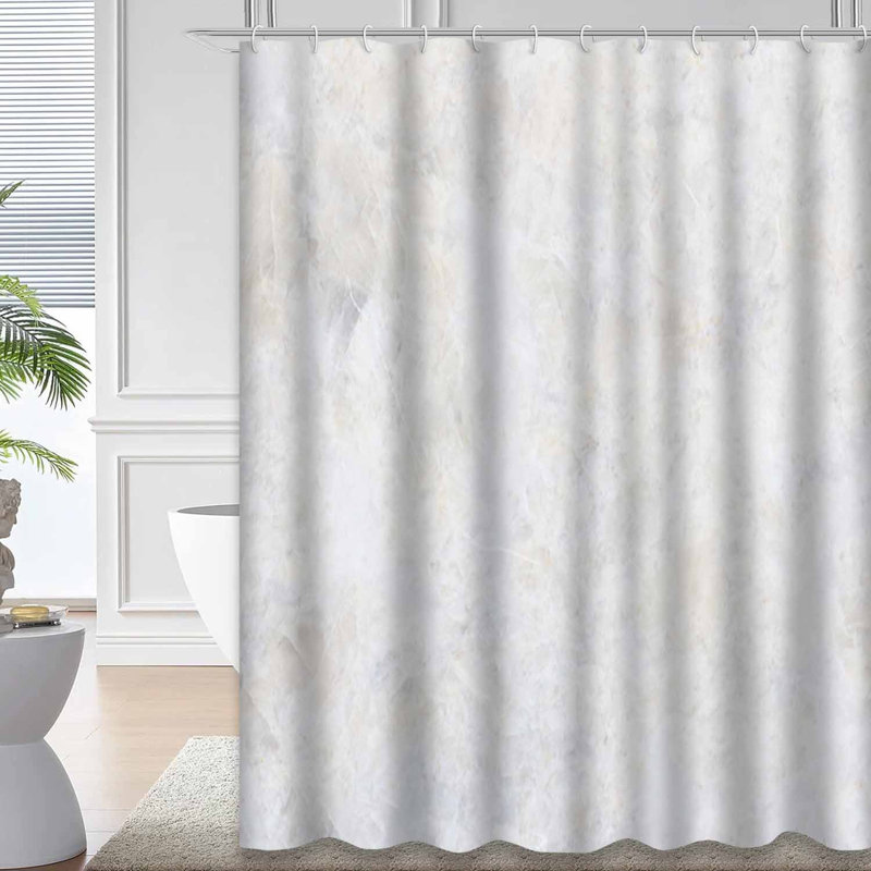 Rideau de douche Marble Stone, L 72 po x l 84 po