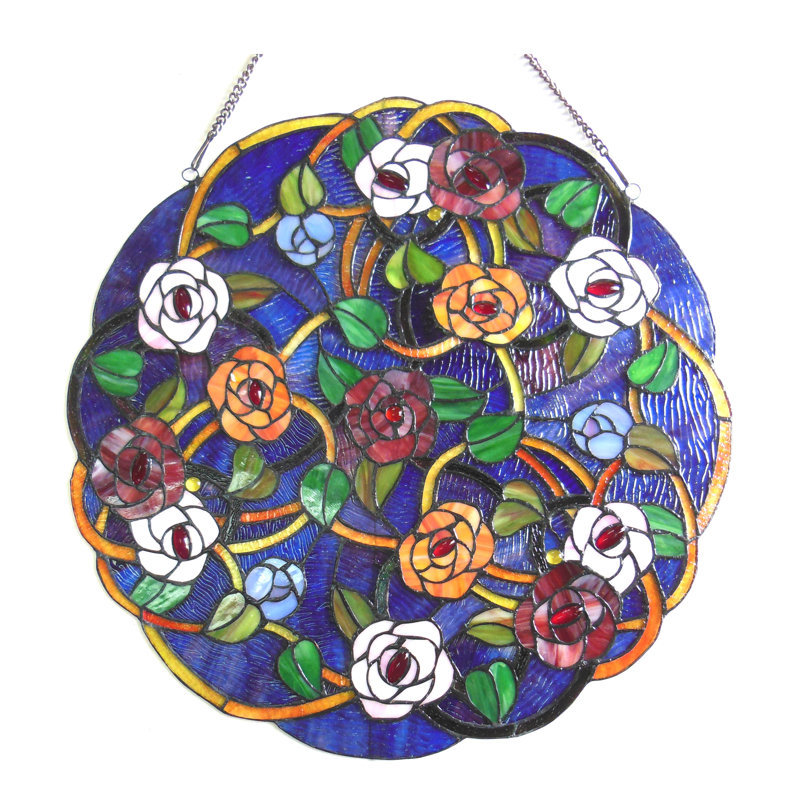 Panneau de fenêtre roses
