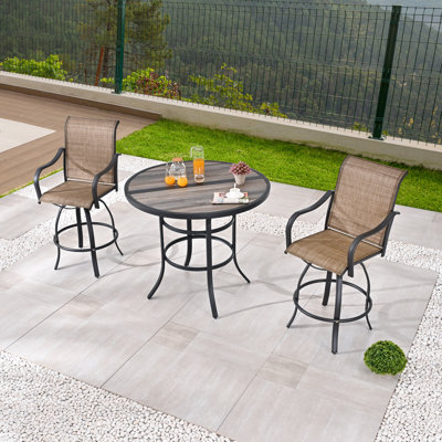 Ensemble bistro long pour 2 personnes Aatish