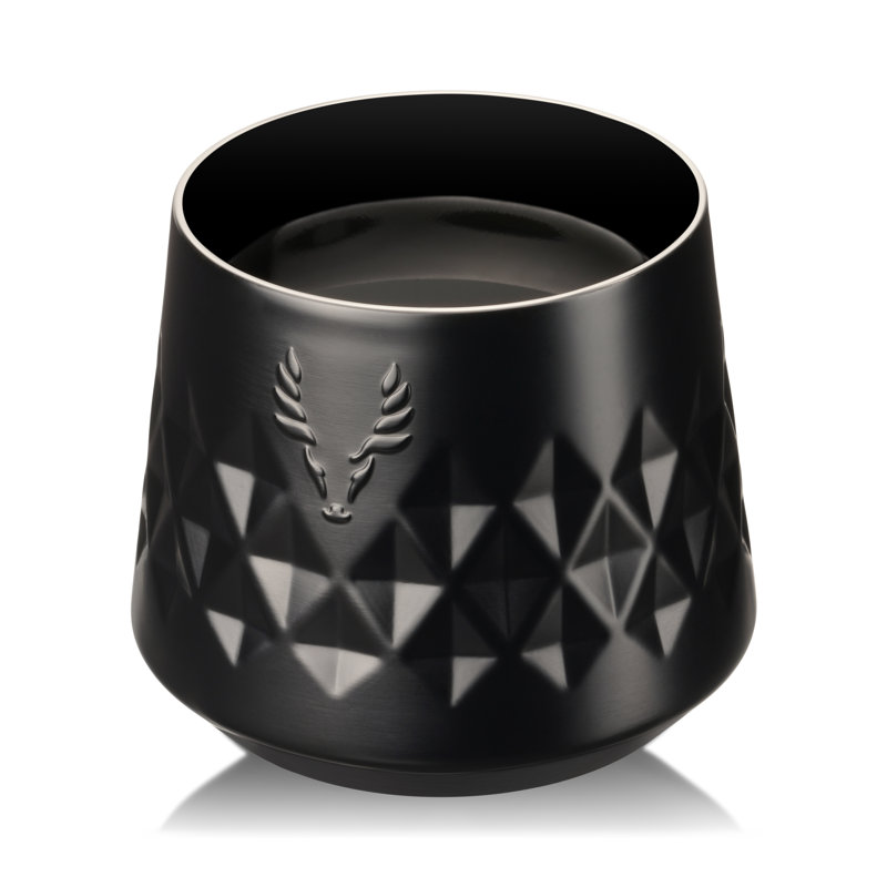 Paragon Stainless Steel Whiskey Taster in Obsidian, Black