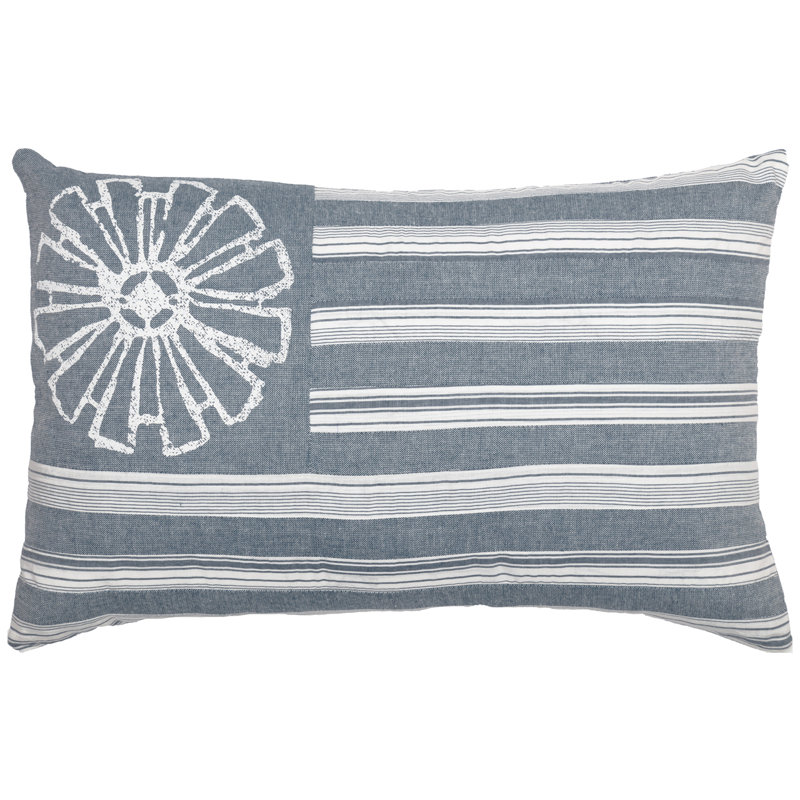 Sawyer Mill Cotton Reversible Throw Pillow