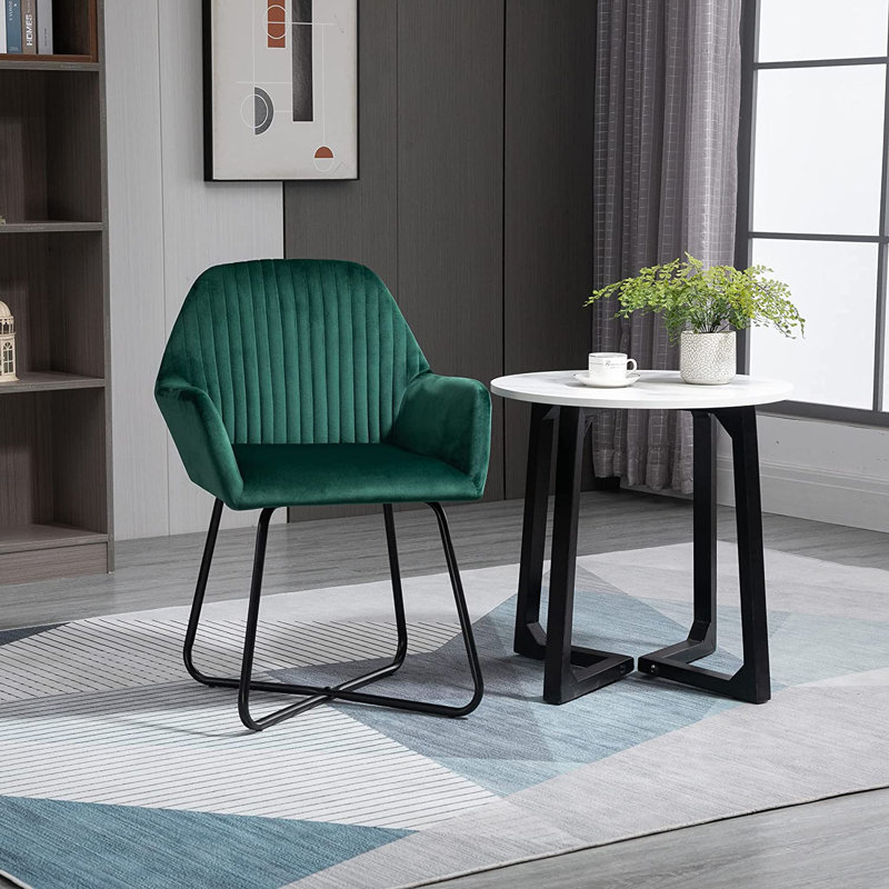 Northport Upholstered Armchair, Green
