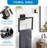 10-Piece Bathroom Hardware Set - Towel Bar, Holder & Hooks - Premium SUS304 Stainless Steel - Wall Mounted Modern Design For Bathroom & Kitchen-116176363