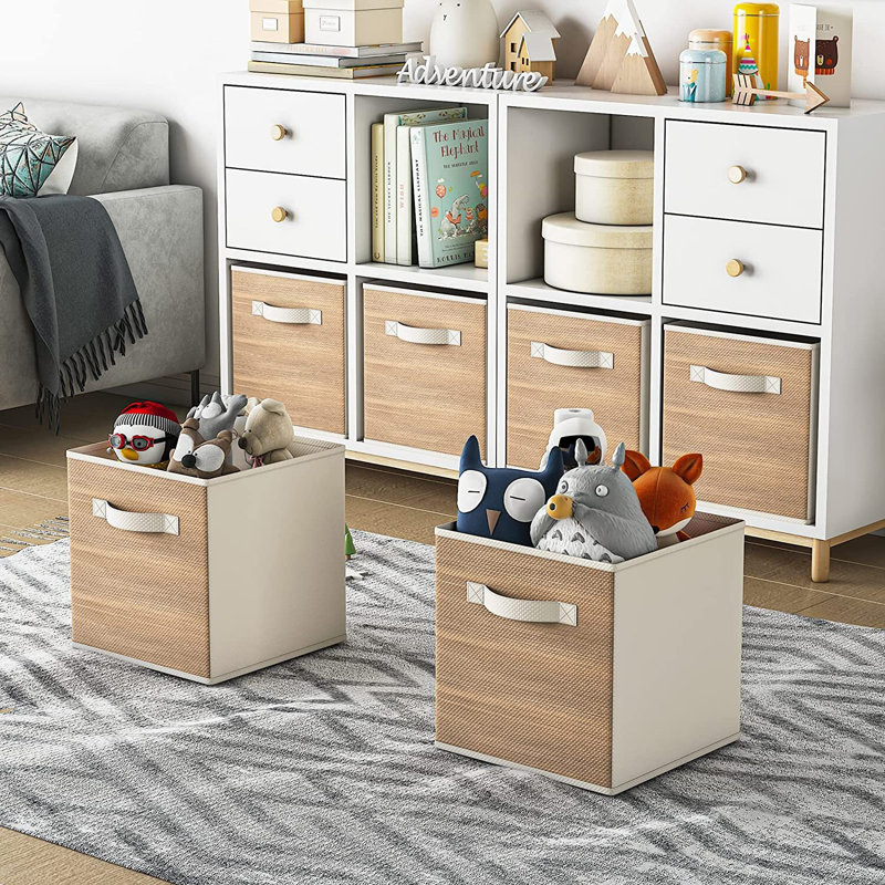 East Urban Home Fabric Decorative Bin
