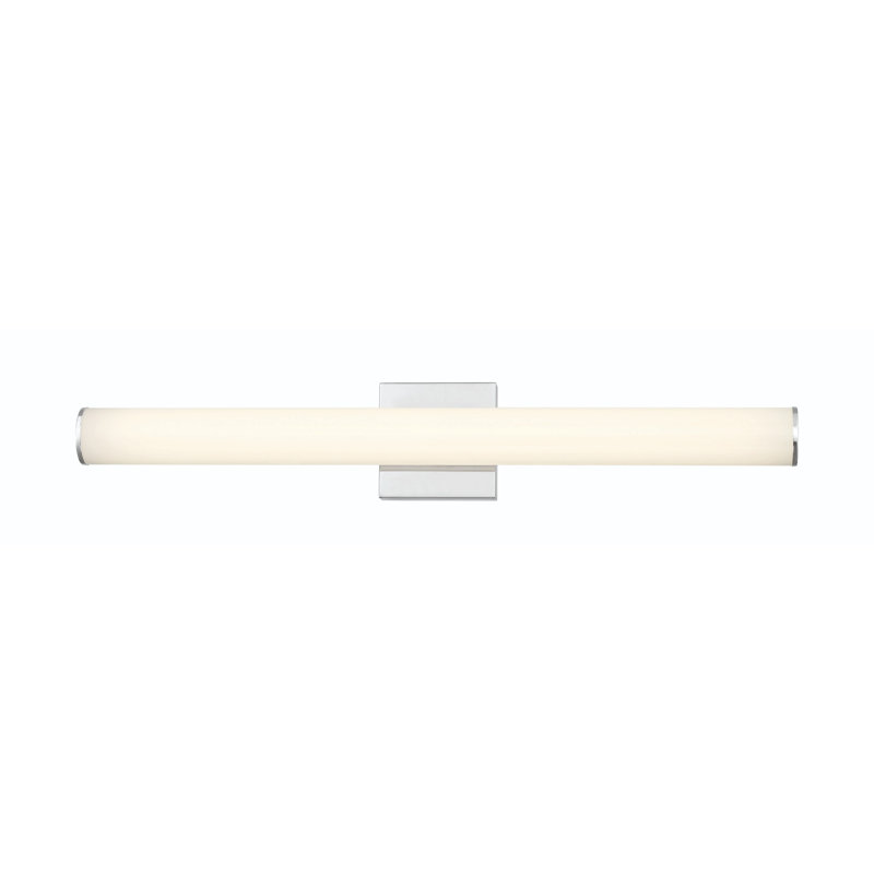 Éclairage pour meuble-lavabo rond 27W Stepridge, Chrome chrome, H 2,5 po x l 30 po x P 2,5 po