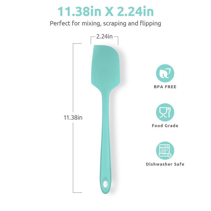 Grande spatule flexible en silicone résistant à la chaleur U-Taste 600ºF pour la cuisson, L 11,38 po x l 2,24 po