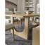 Stratos Wood 96" Dining Table in Raw Oak Finish with Clean Modern Design