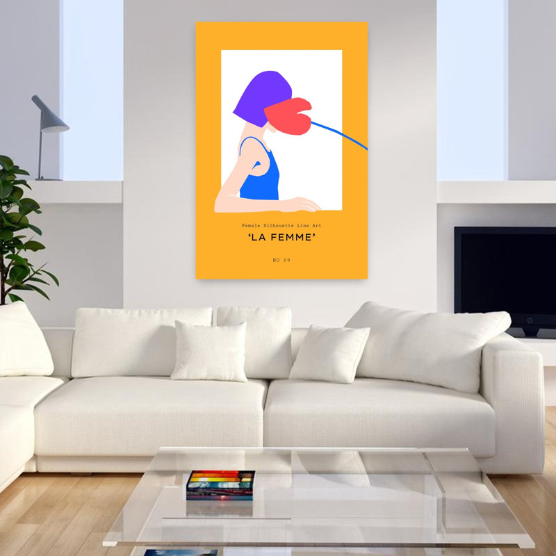 Art contemporain, art contemporain abstrait, H 48 po x l 32 po