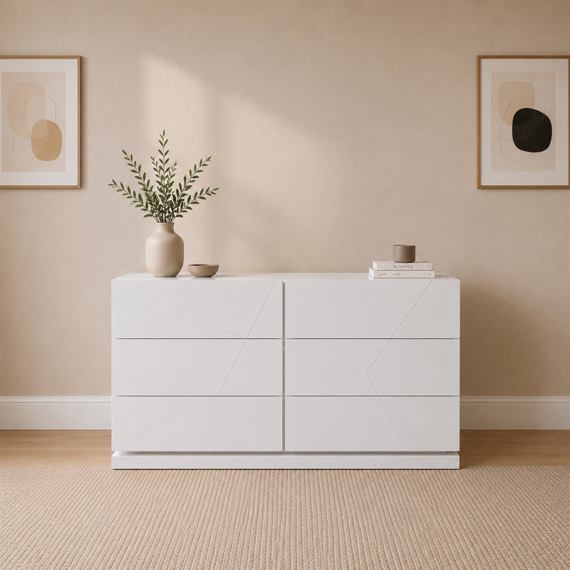 Commode Eagan 1951 blanc, Blanc