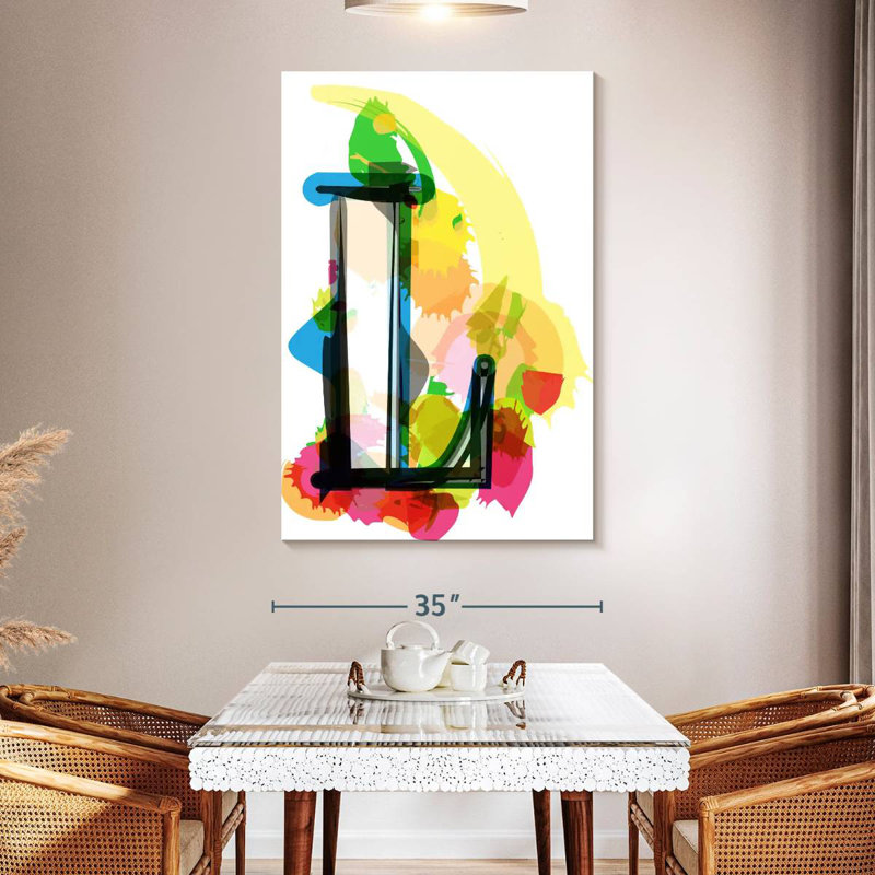 Keiri Abstract Letter L, 51" H x 34" W