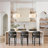 3 - Light 15.74" W Modern Fabric Drum Shape Dimmable Chandelier For Dining Room Bedroom Foyer-275143685