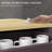 Coffee Finish Sideboard With Solid Wood Countertop-1724924847