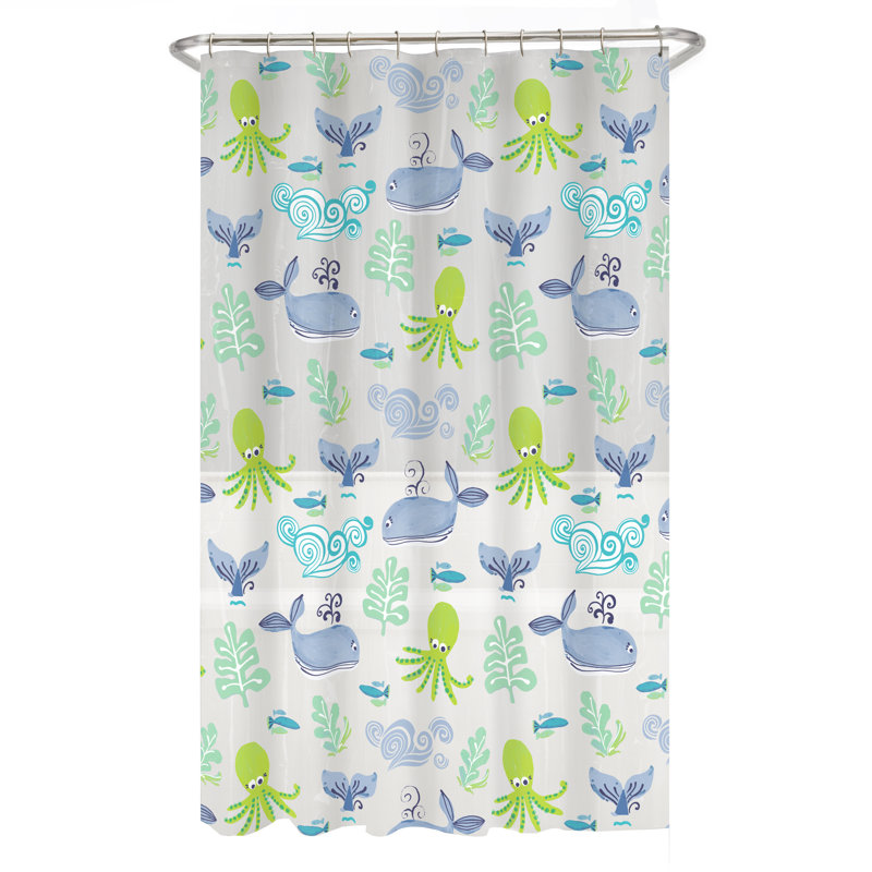 Rideau de douche simple sea creatures