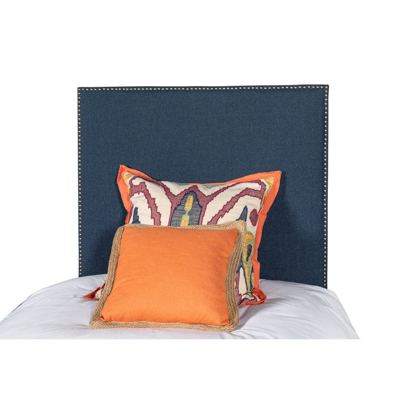 Arkadelphia Upholstered Headboard, Blue