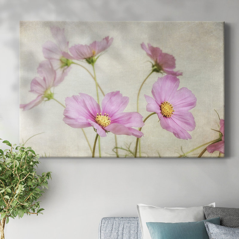 «Pink Cosmos II», toile tendue avec châssis, H 8 po x l 12 po