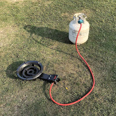 Poêle d'extérieur au propane haute pression à un brûleur Arc