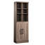 Armoire de rangement brun gris, salle de bain, cuisine, bureau, buanderie, tablettes réglables, portes repositionnables, stable, niveleurs de base, taille compacte, armoire à installation rapide en couleur, adaptable à