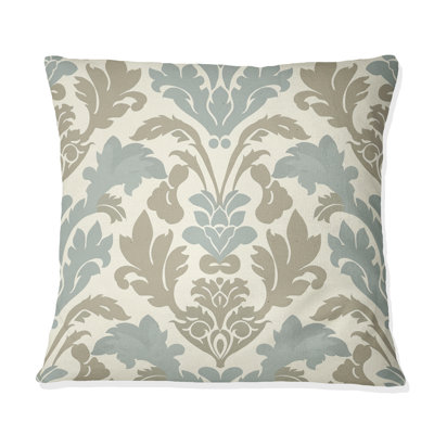Imprimé damassé gris I - Coussin Country