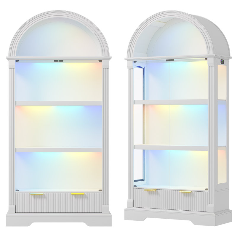 Display Cabinet, White