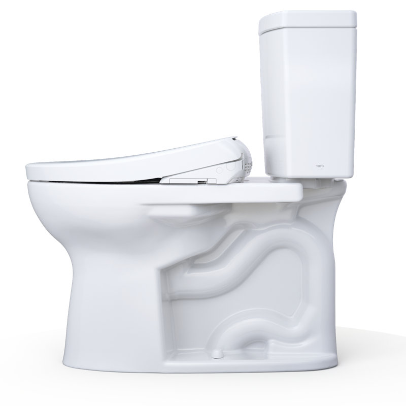 Drake® II 1 GPF Elongated Floor Mounted 100.9 lbs Weight Two-Piece Toilet (Seat Included)