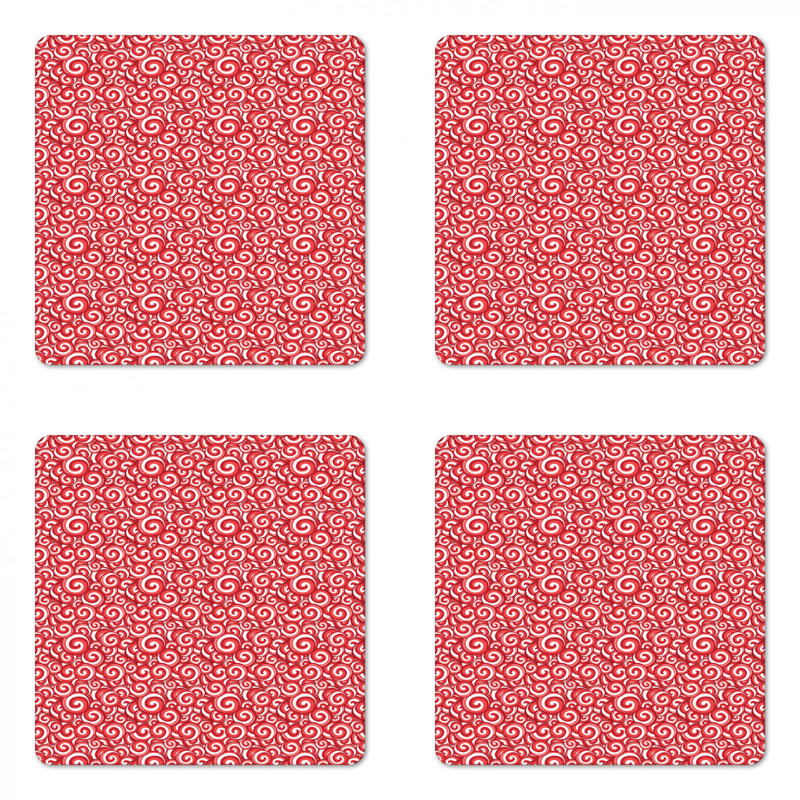 Square 4 Piece Coaster Set