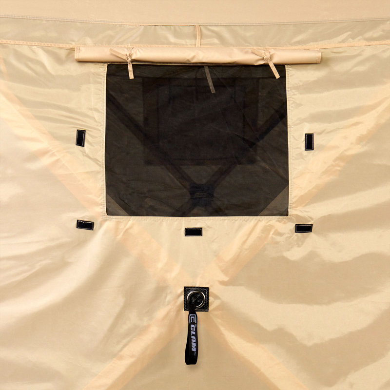 Tan Portable Pop-Up Outdoor Camping Gazebo Canopy Shelter