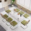 Ensemble de salle à manger 71 pouces avec plateau en verre et chaises en velours-246132637-246132634