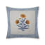 Mogul Buta Pillow Cover - Olive Border - 22" x 22"-1749942156