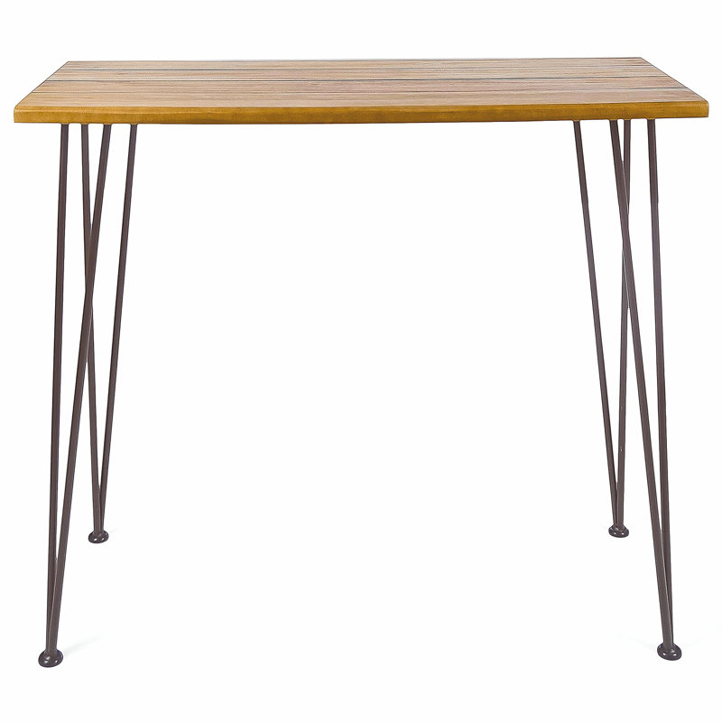 TABLE DE TABLE EN BOIS ET MÉTAL DENALI INDUSTRIAL
