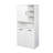 Freestanding Laundry Hamper Cabinet, Detachable Fabric Bag For Dirty Clothes Towels, Durable Easy-clean Wooden Furniture For Bathroom Laundry Area Organization-1911662127