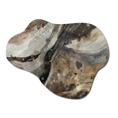 Morning Effervescence II - Abstract Cloud Shape Assymterical Metal Wall Art