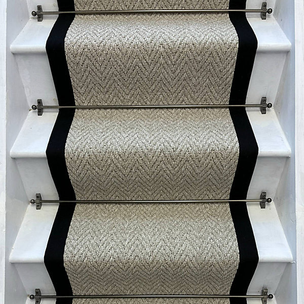 Stair Runner cm Chevron Looped / Hooked Area Rug, Stair Runner 65 x 700 cm
