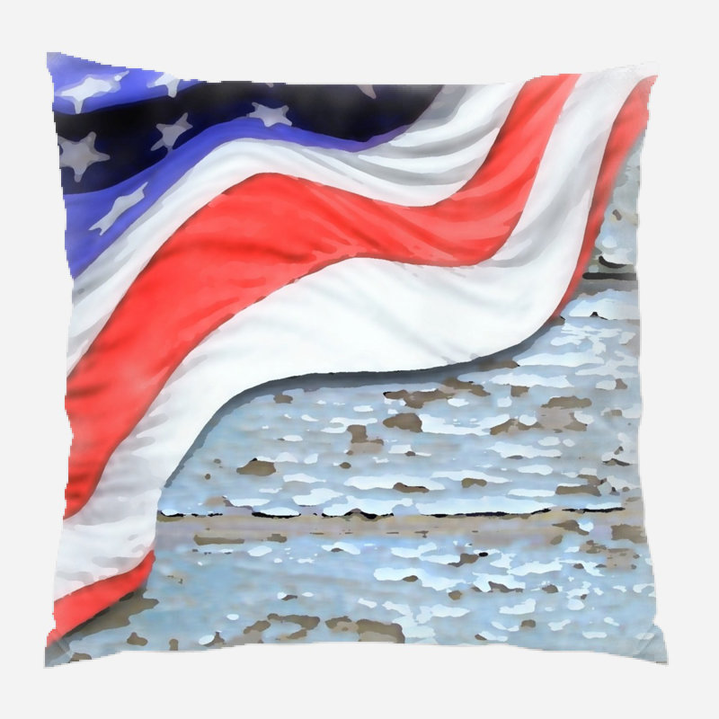 Coussin drapeau Dotan, Microsuède, Intérieur