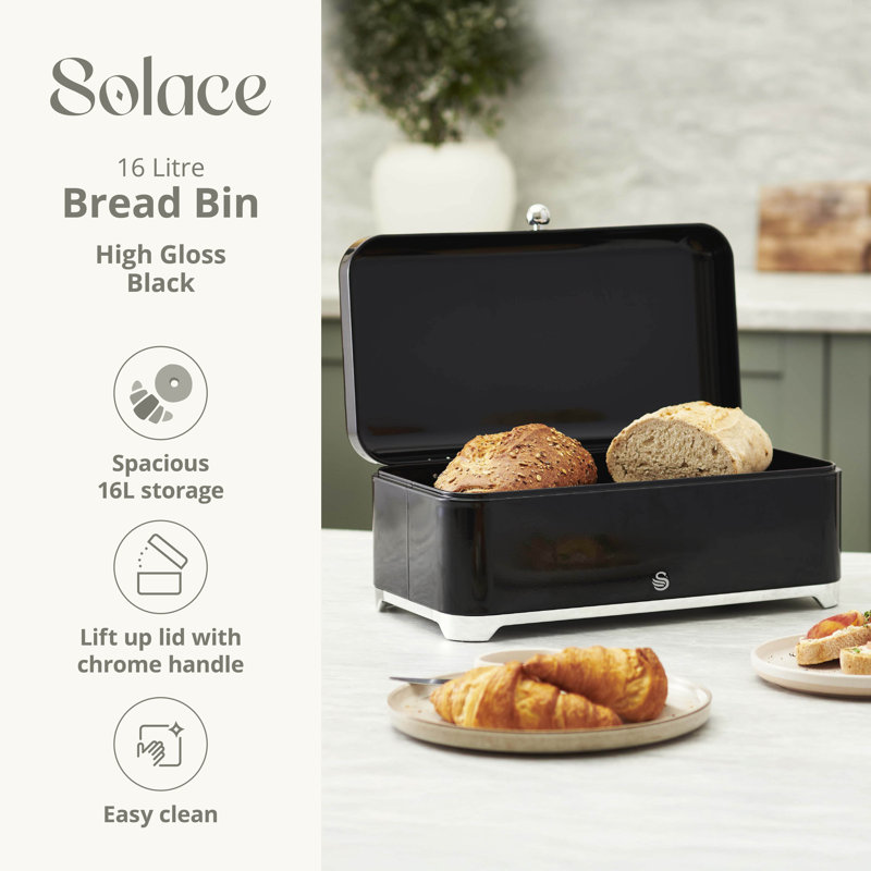 Solace Food Storage Container, Black