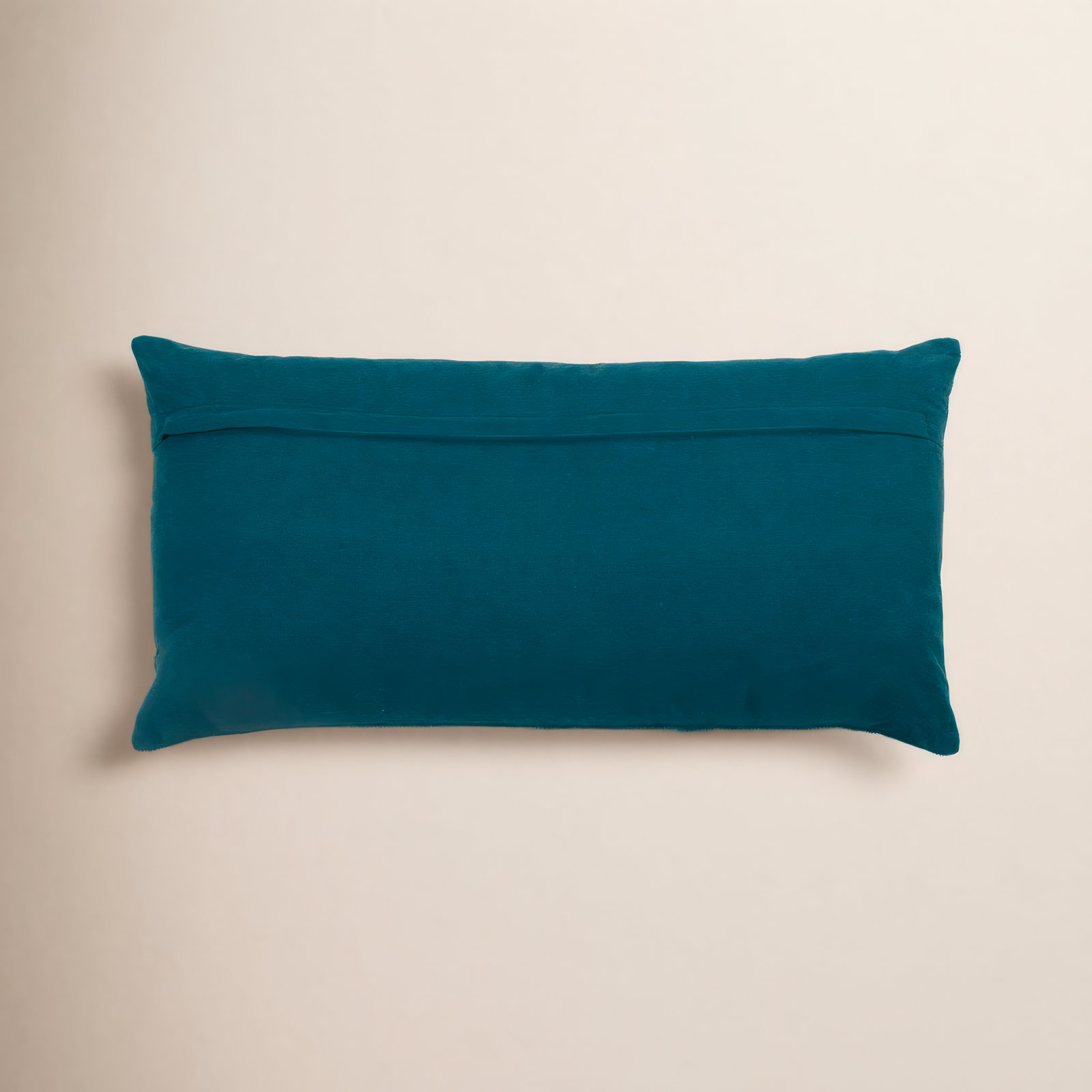 Brockett Textured Lumbar Throw Pillow, Teal