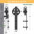 Glass Barn Door with Installation Hardware Kit-86638898