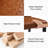 Dining Chairs Set Of 4, Upholstered Fabric Kitchen Side Chairs With High Back, Leather Restaurant Chair With Padded Seat And Wood Legs For Home Kitchen Living Room-1962973905