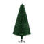 Sapin de Noël artificiel illuminé de 6 pi avec branches réalistes, 24 lumières DEL multicolores, fibre optique et 230 pointes
