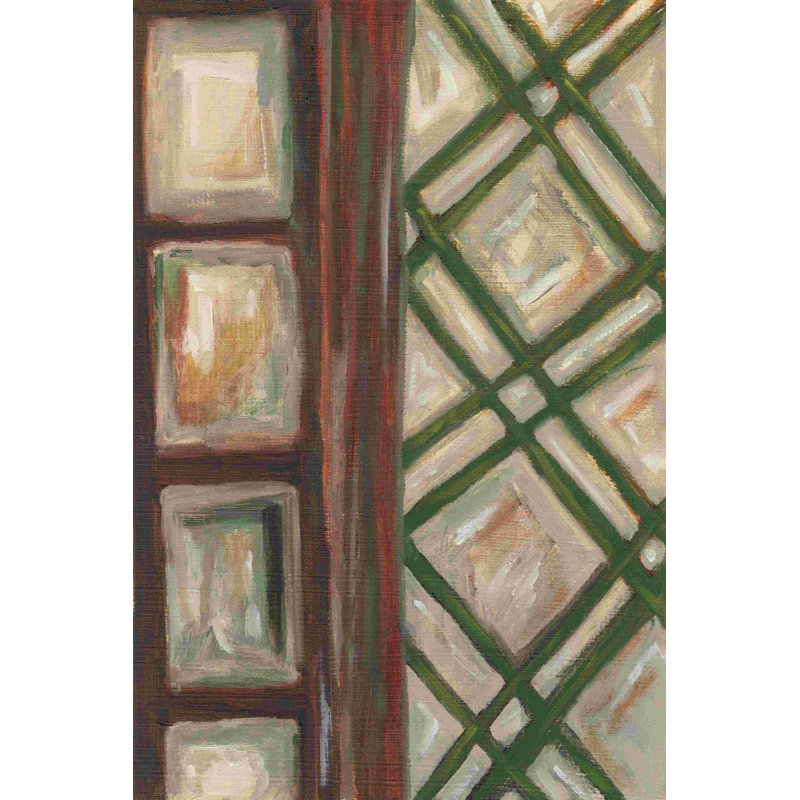 " Textured Windows II " by Karen Deans Painting Print, 18" H x 12" W  