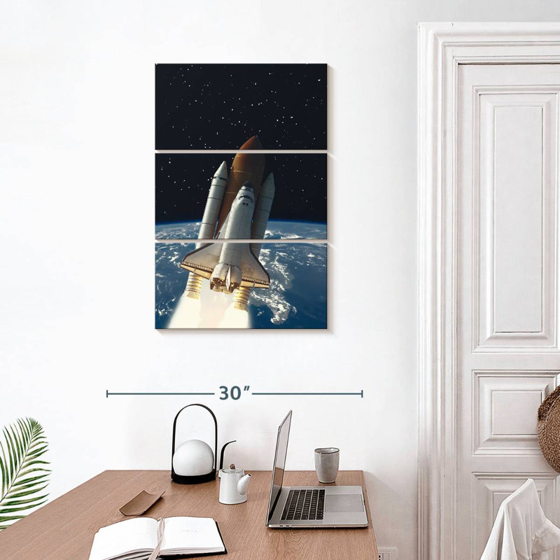 Oberle Rocket To Space, 32" H x 20" W
