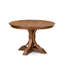L'ensemble de table de salle à manger 5 pièces se compose d'une table de salle à manger de style Mid-Century et de 4 chaises de cuisine en tissu de polyester gris platine avec dossier capitonné - Finition noyer antique-1047955800-1051816180-1047640879