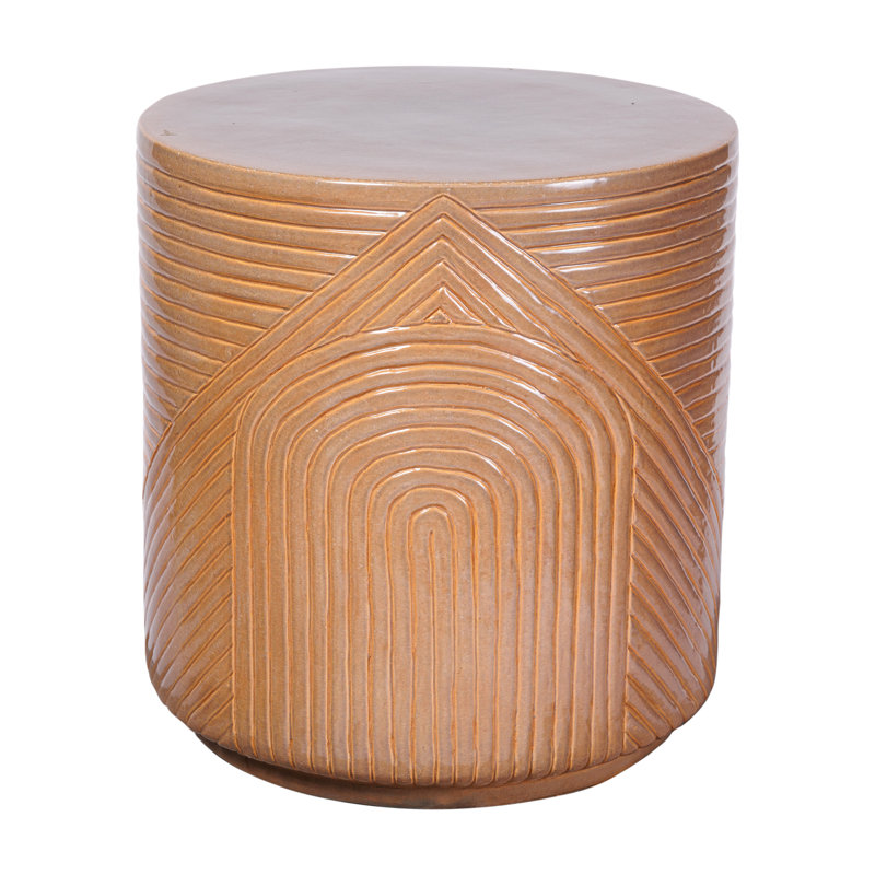 Tabouret d'appoint Serenity, Taupe brillant