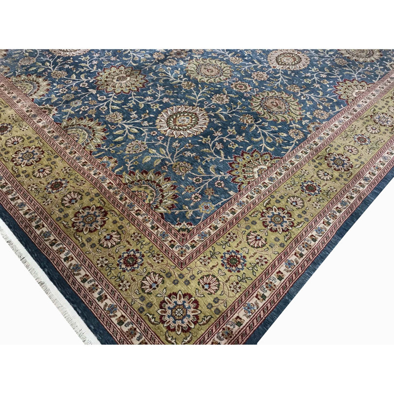 Manchuria One-of-a-Kind Rectangle 11'9" x 14'9" Hand Knotted Area Rug