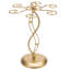 Metal Tabletop Wine Glass Rack in Gold